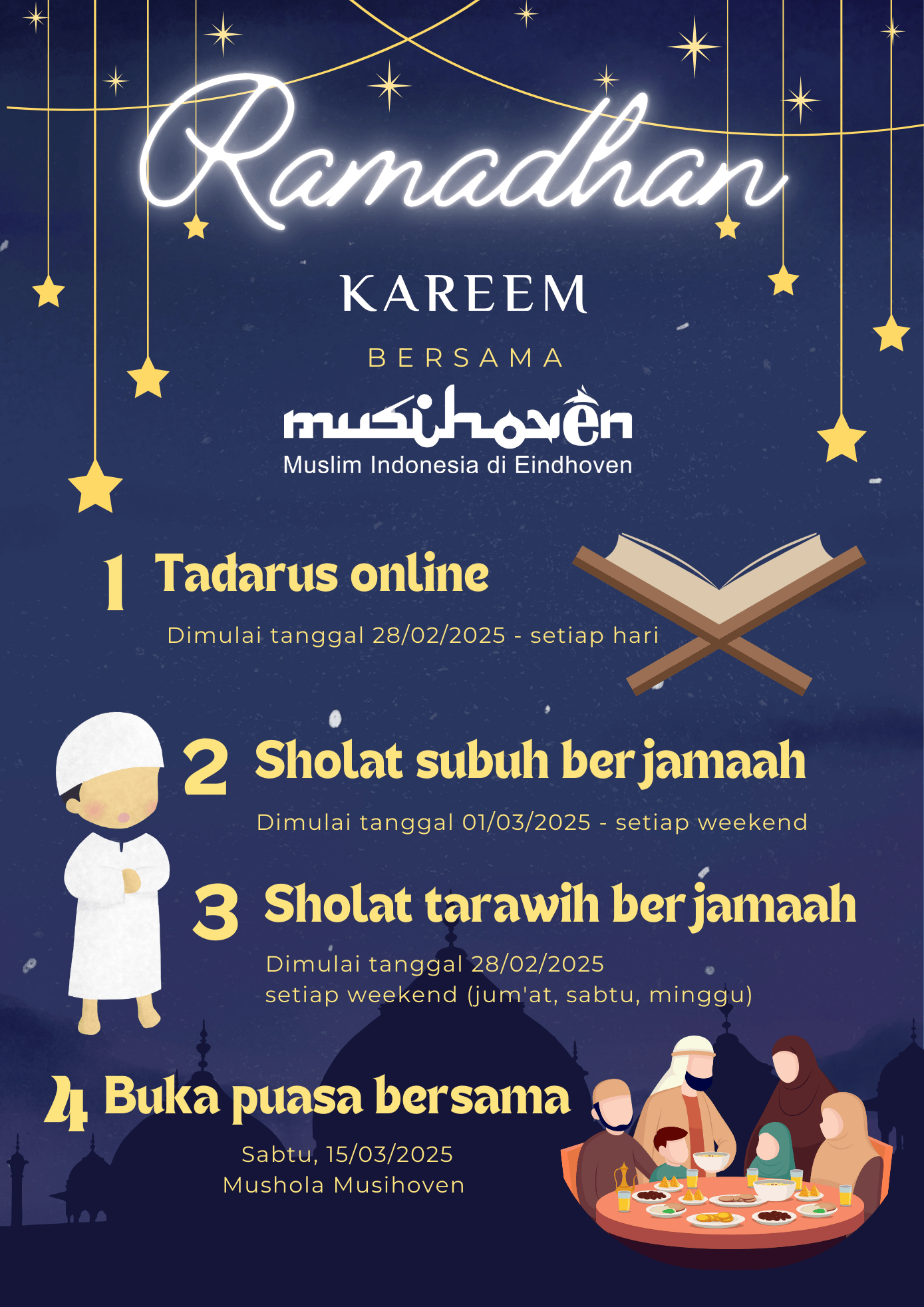 Acara Ramadhan Musihoven 1446 H / 2025 M